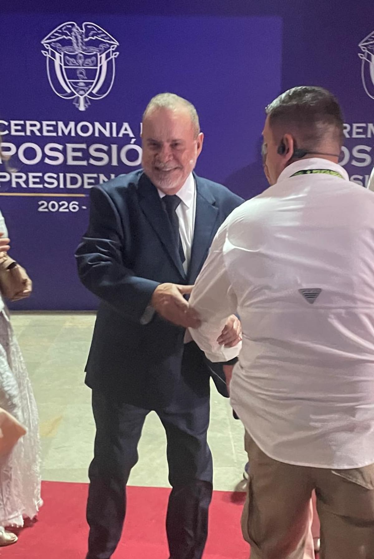 El consejo del papá de Abelardo De La Espriella tras su posesión. // Foto: Colprensa.