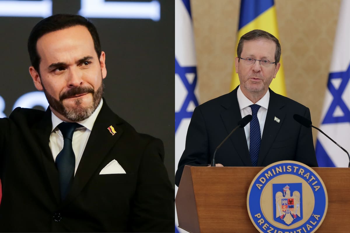 Abelardo De la Espriella e Isaac Herzog acuerdan restablecer relaciones Colombia-Israel