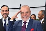 Abelardo de la Espriella llega a Bogotá por operación de su padre