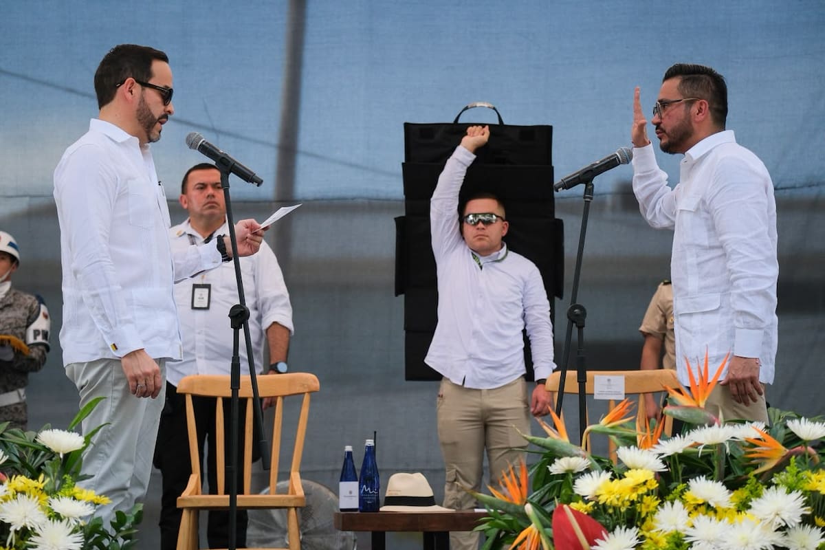 Jorge Eliécer Laverde se posesionó como nuevo contralor general de Colombia en La Dorada, Caldas: esta es su promesa