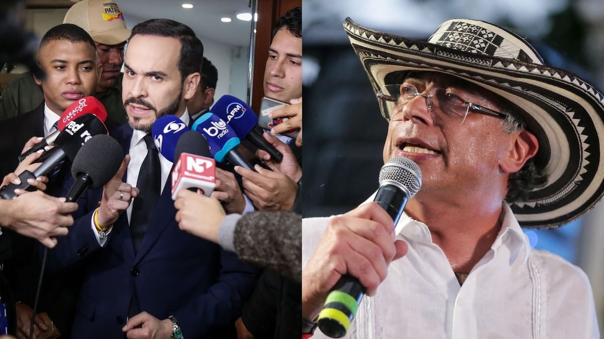 Gustavo Petro responde a Abelardo De la Espriella tras críticas por la situación del país. // Foto: tomadas de Colprensa.