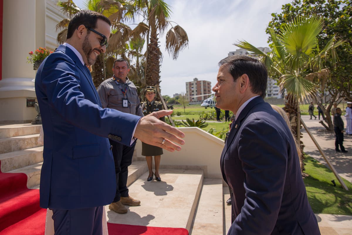 Abelardo de la Espriella y Marco Rubio. // Foto: cortesía de la Presidencia de la República.