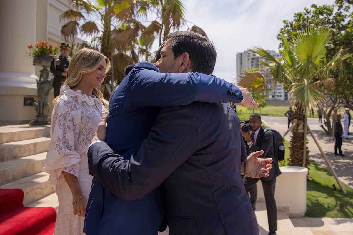 Abelardo de la Espriella y Marco Rubio. // Foto: cortesía de la Presidencia de la República.