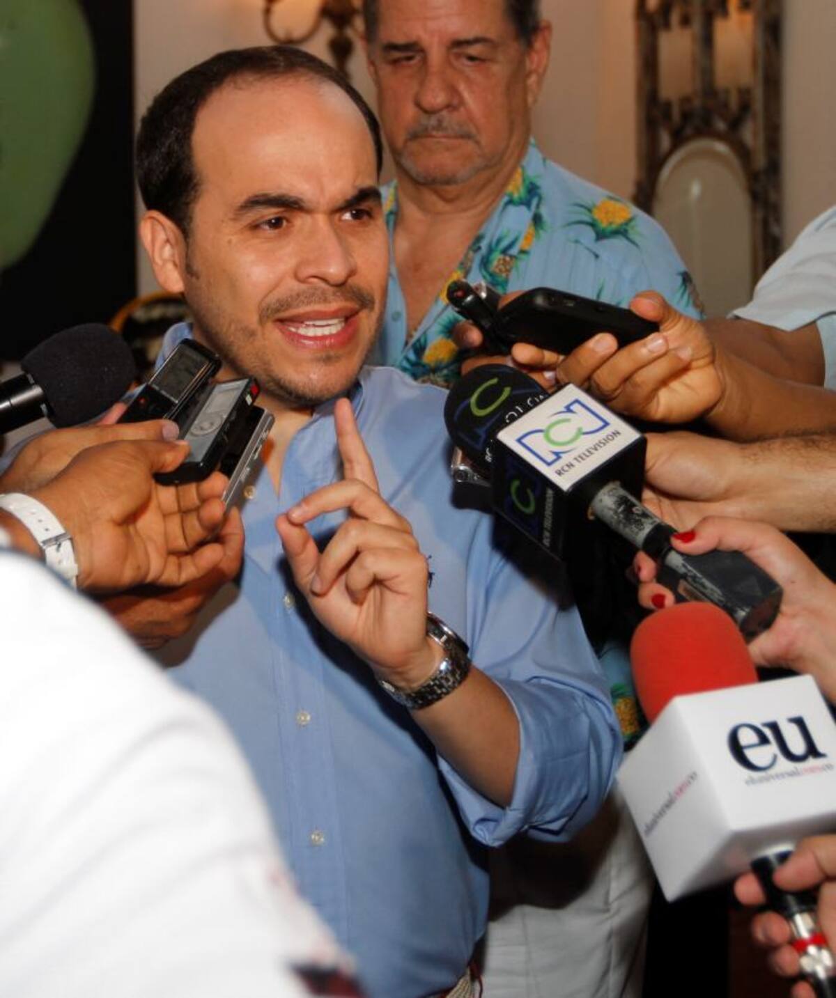 Abelardo De La Espriella, abogado de la familia Terán. Aroldo Mestre