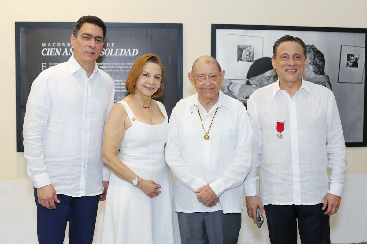Alberto Jubiz, Ligia Cielo Romero, Ramón Pacheco y Rodrigo Uribe.