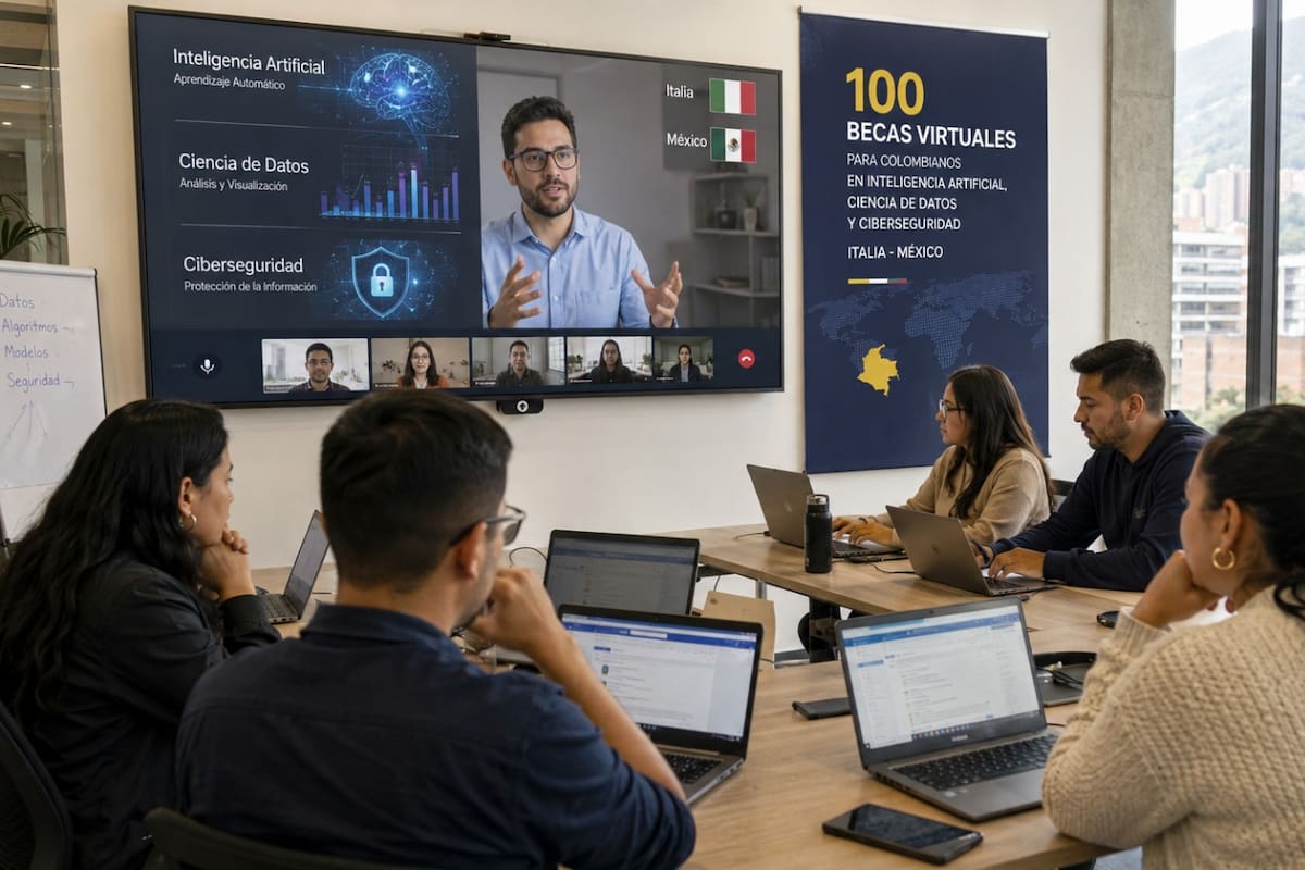 Becas para estudiar IA, ciencia de datos y ciberseguridad en universidades de México e Italia desde Cartagena: guía para postularse