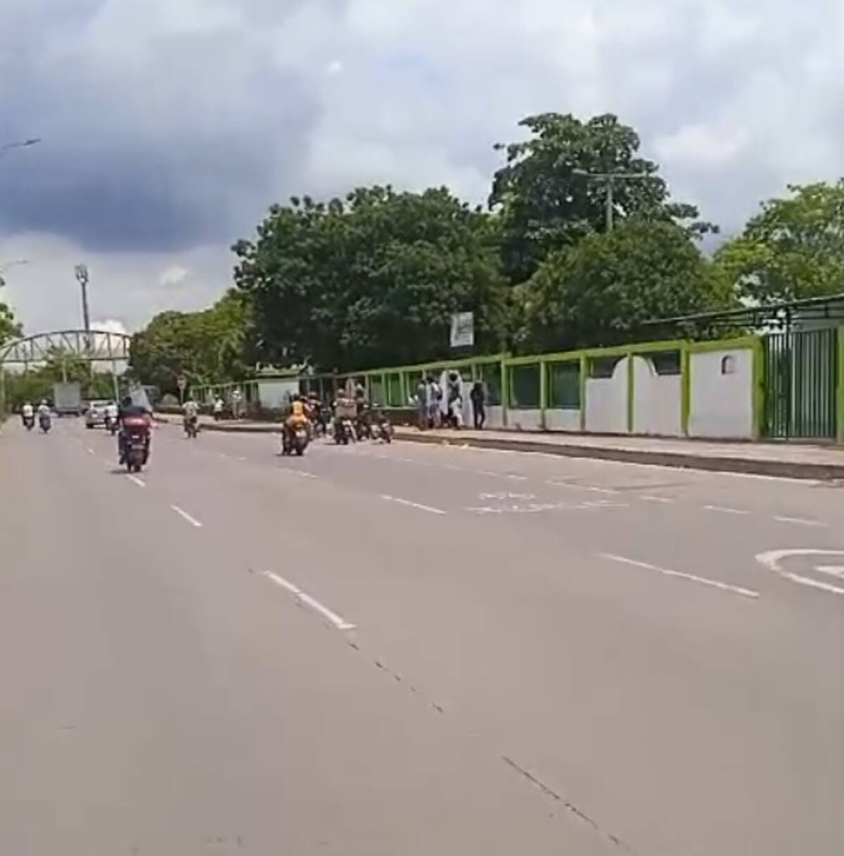 El accidente ocurrió en la Transversal 54, frente al centro recreacional Napoleón Perea.