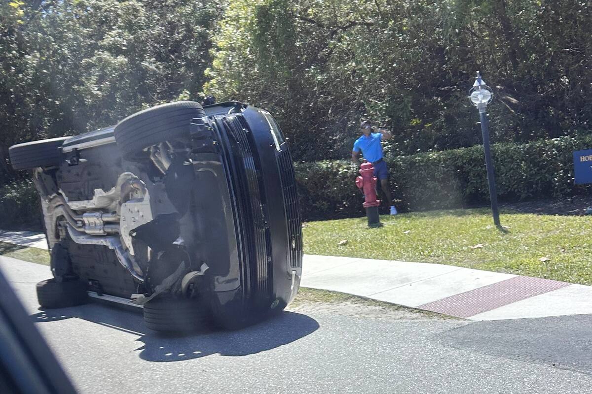 Informe policial revela estado de Tiger Woods tras accidente