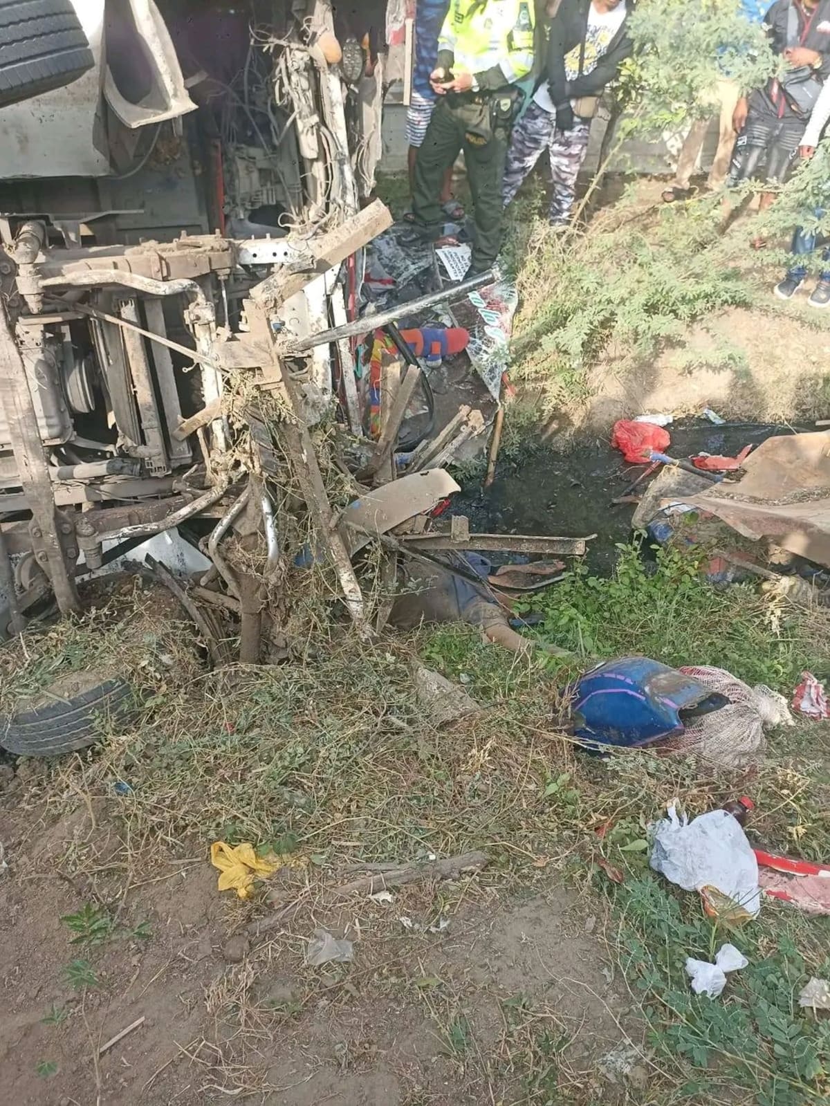 Accidente de tránsito en Ponedera - Atlántico.