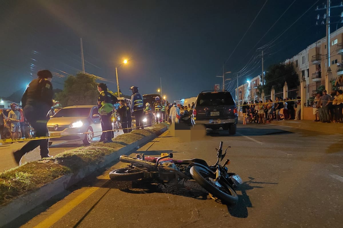 3 muertos en 3 accidentes de moto en Cartagena: una mujer, entre las víctimas