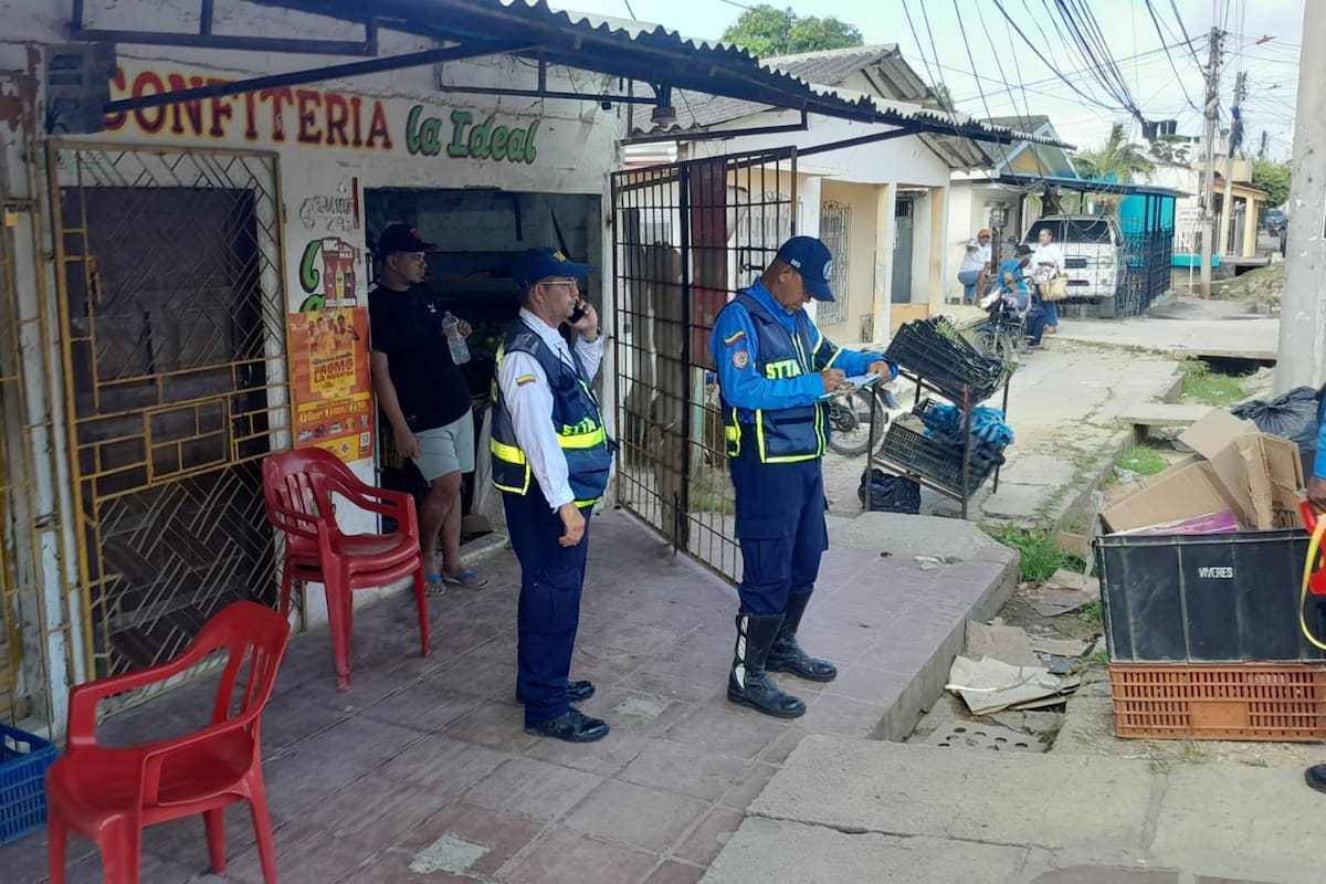 Arjona: motociclista perdió el control y falleció al meterse contra una tienda