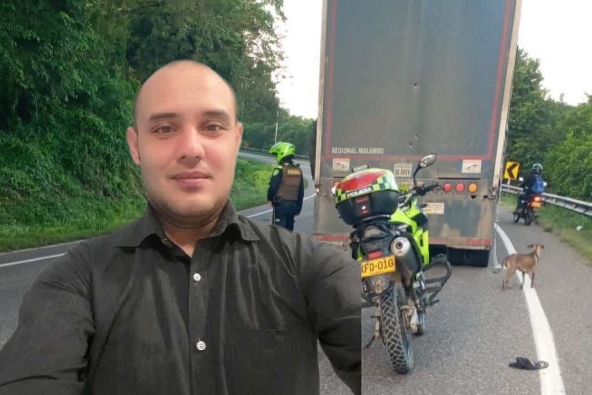 Rolando Arteta, el motociclista que murió arrollado por tractocamión