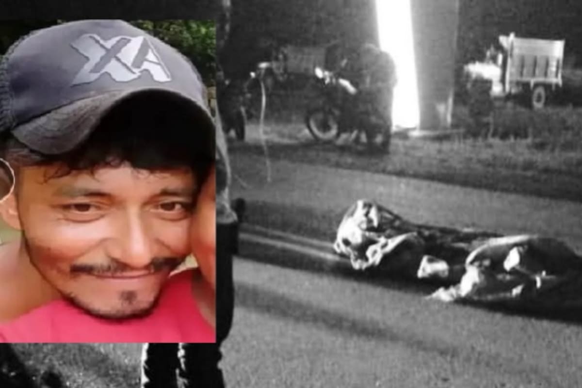 Volqueta arrolló a motociclista que iba en su moto con su familia