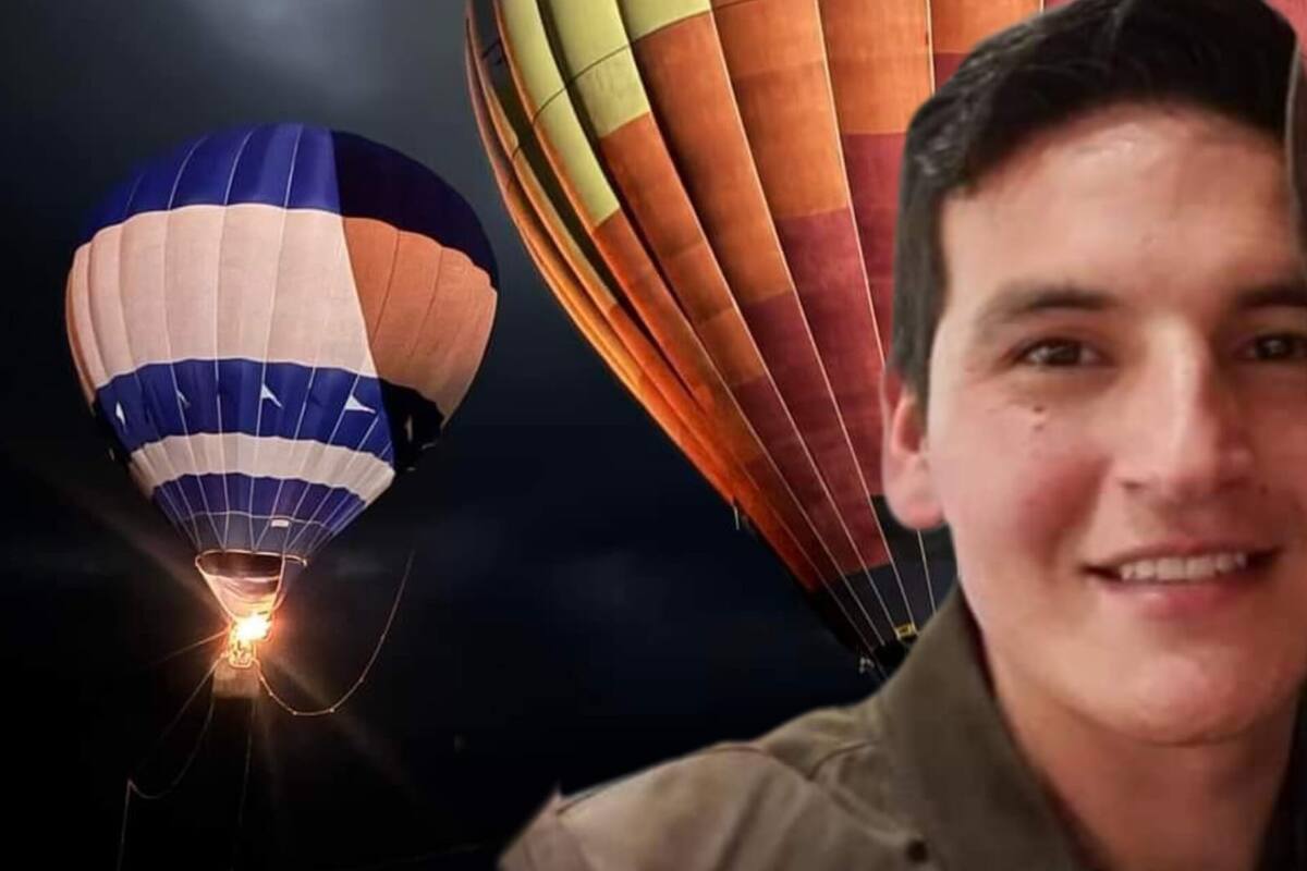 (Video) Instante en que joven muere en accidente de globo aerostático