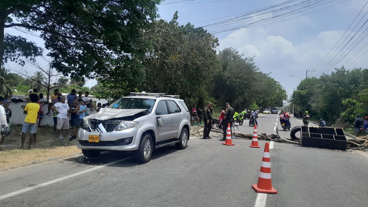 Una mujer muerta y otra herida dejó fuerte accidente en La Boquilla. //JULIO CASTAÑO BELTRÁN//EL UNIVERSAL.