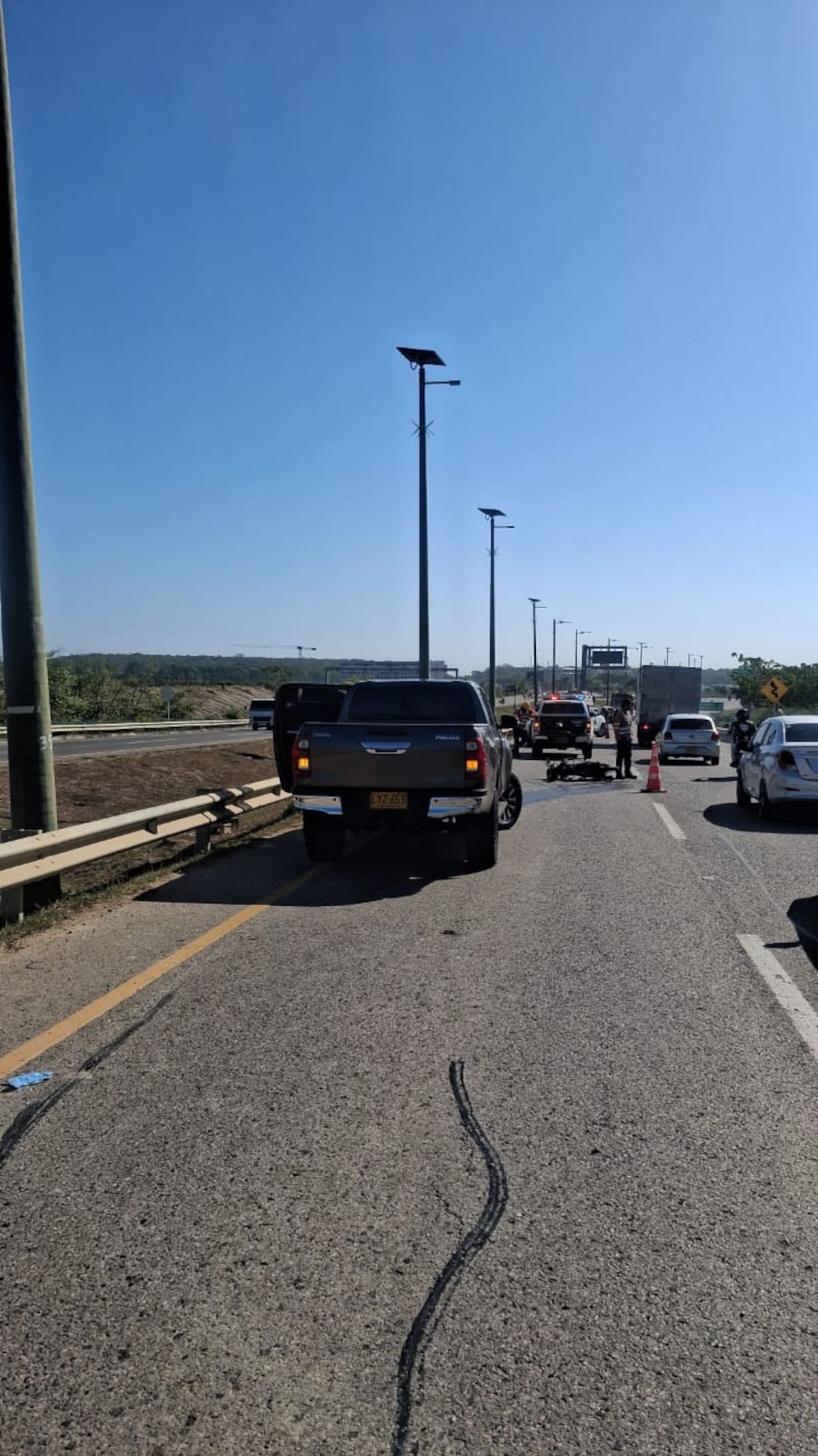 Accidente en la vía al Mar , // Foto: redes sociales