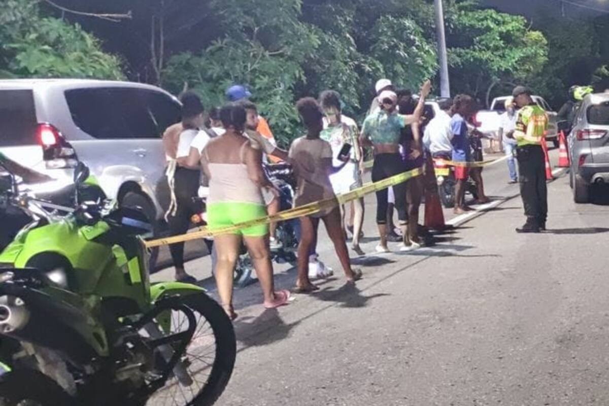 Choque de motos en la Vía del Mar dejó 3 víctimas: Aldair Rodríguez no resistió