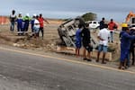 Impresionante accidente en la Vía del Mar, entre Crespo y La Boquilla: hay un conductor herido