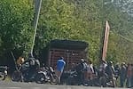 Camión cargado de cerdos perdió el control y arrolló a padre e hijo en la Vía del Mar