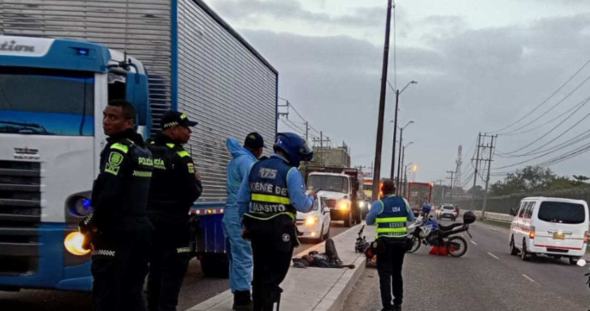 Un muerto y un herido dejó fuerte accidente en la vía a Mamonal.