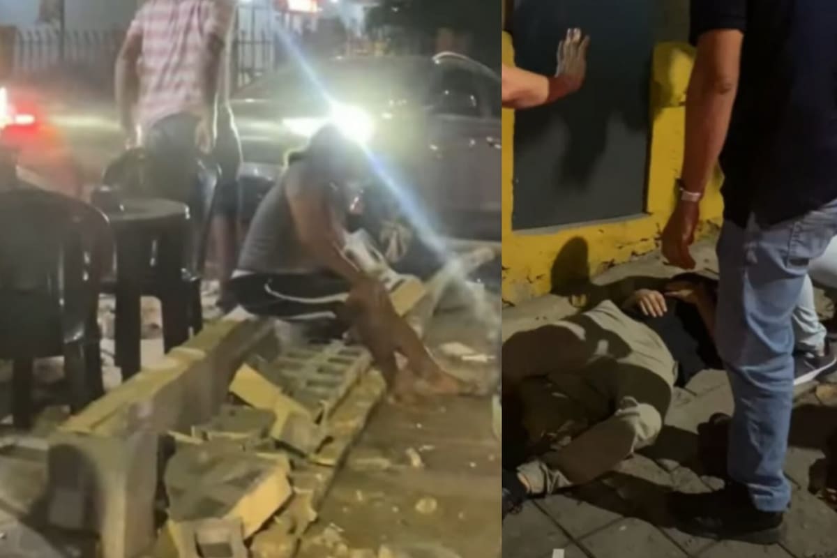 Camioneta chocó contra local de comidas rápidas en Manga y dejó heridos