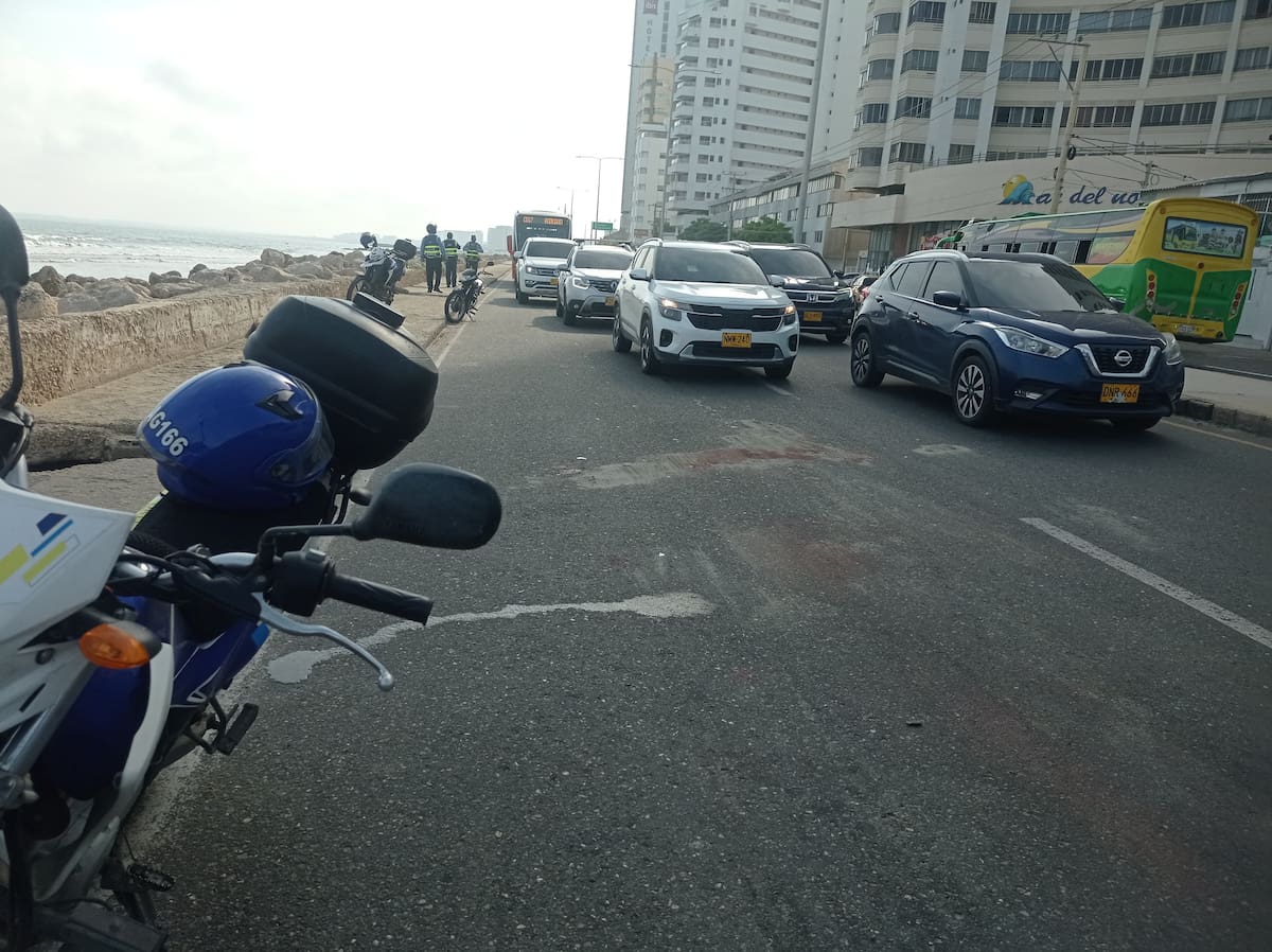 El accidente ocurrió frente al edificio Mar del Norte, en Marbella, en la mañana de este viernes 16 de agosto.