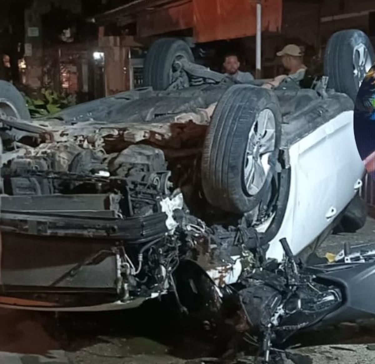 Dos muertos dejó el accidente en el barrio San Fernando. //FOTO TOMADA DE FACEBOOK.
