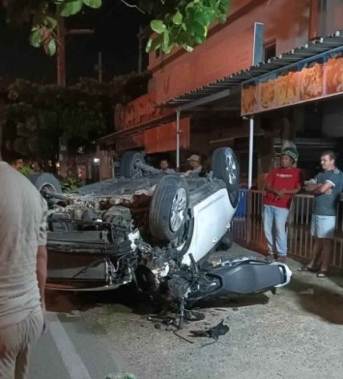 Dos muertos dejó el accidente en el barrio San Fernando. //FOTO TOMADA DE FACEBOOK.