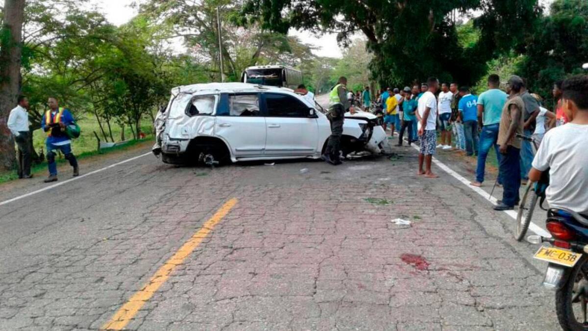 Martín Elías viajaba como copiloto y en su camioneta, cuando sufrió el accidente tras el que falleció.//Foto: Cortesía.