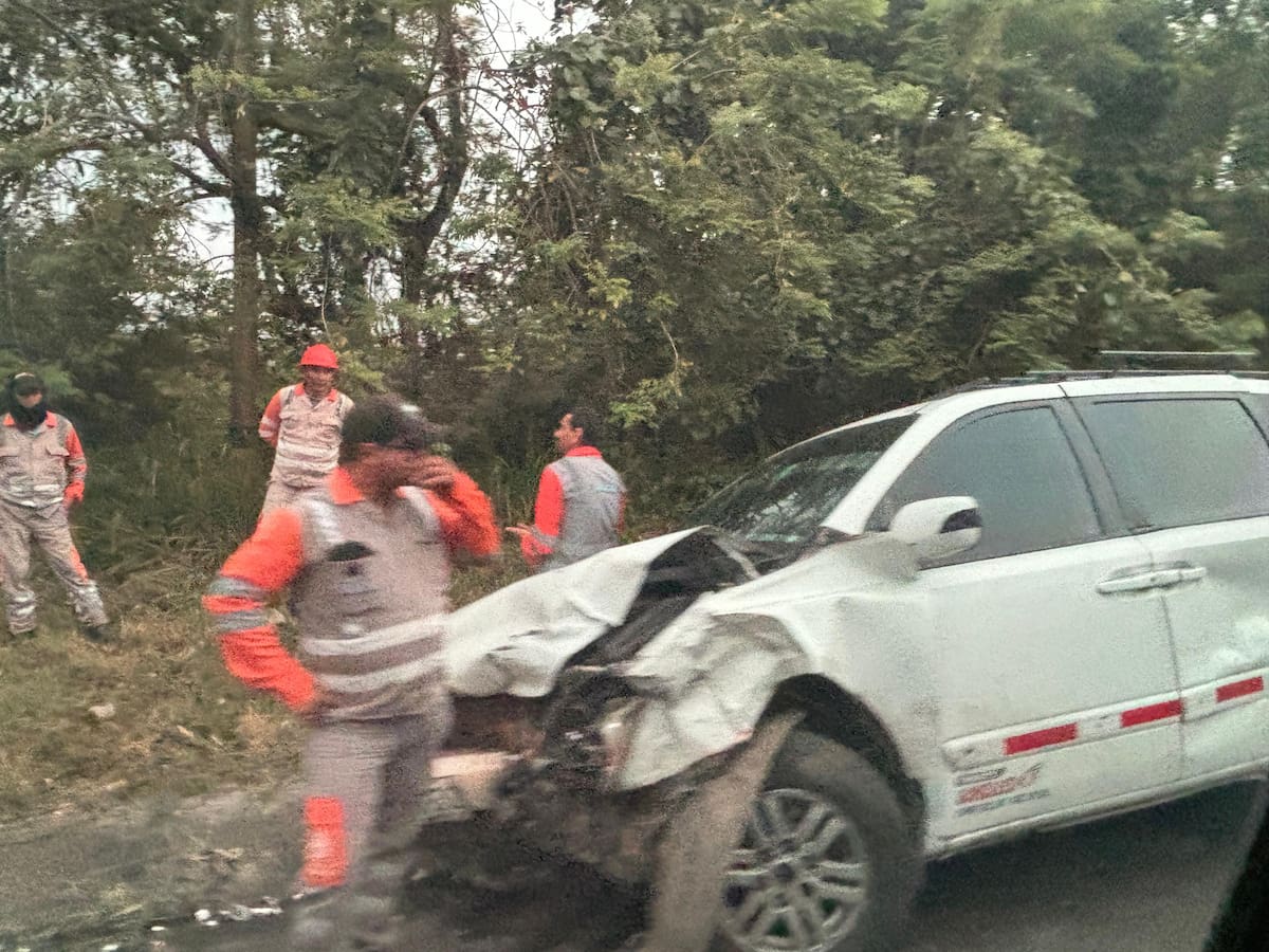 Los heridos sufrieron laceraciones leves de acuerdo a la Policía de Bolívar. //