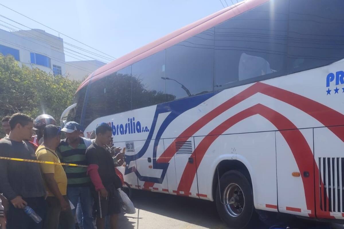 Motociclista perdió la vida luego de ser arrollado por un bus de Brasilia