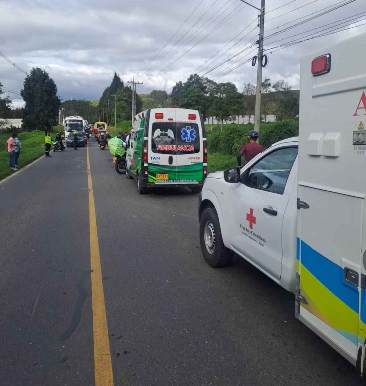 Lugar de los hechos donde murió Karen Bermúdez tras ser arrollada por una grúa. // Foto: tomada de internet