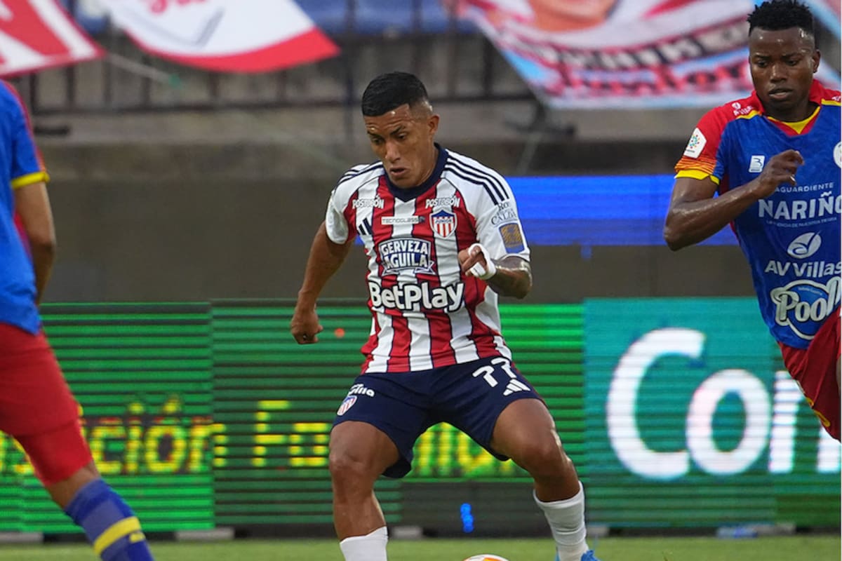 Junior de Barranquilla remontó ante Pasto y se ubicó segundo la Liga BetPlay