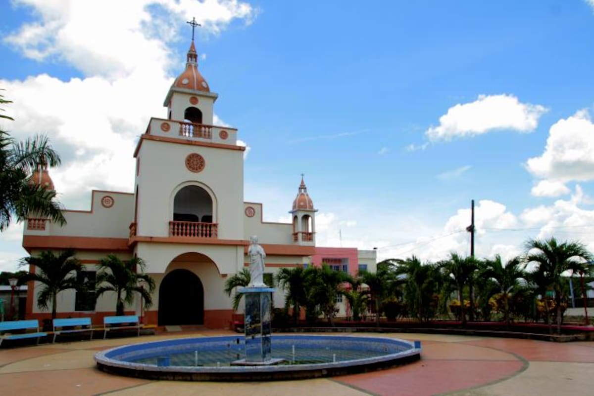 Iglesia del municipio de Achí, Bolívar.