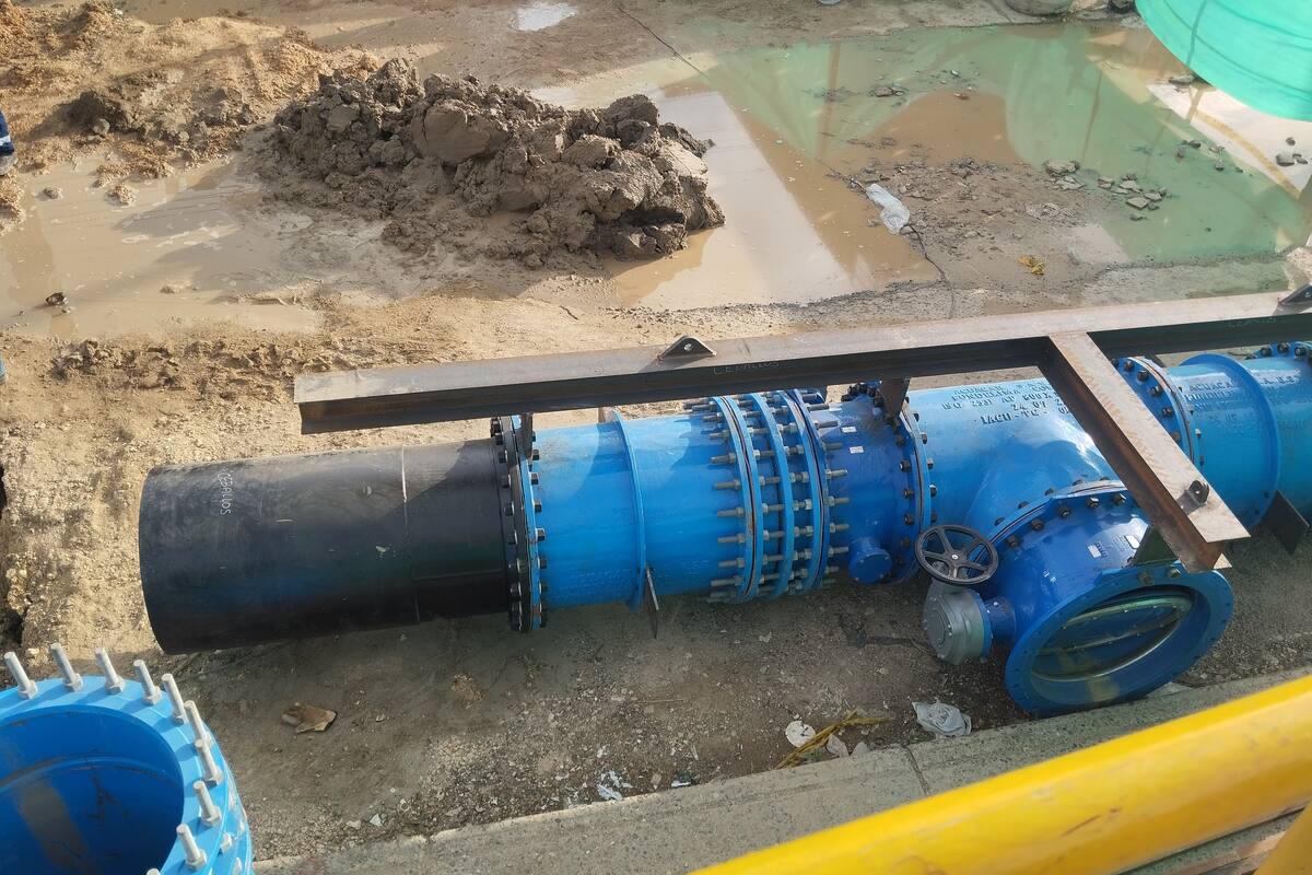 Tubo de Acuacar se rompe en pleno Jueves Santo: varios barrios sin agua