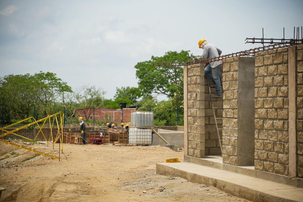 Obras del acueducto de Soplaviento. // Gobernación de Bolívar