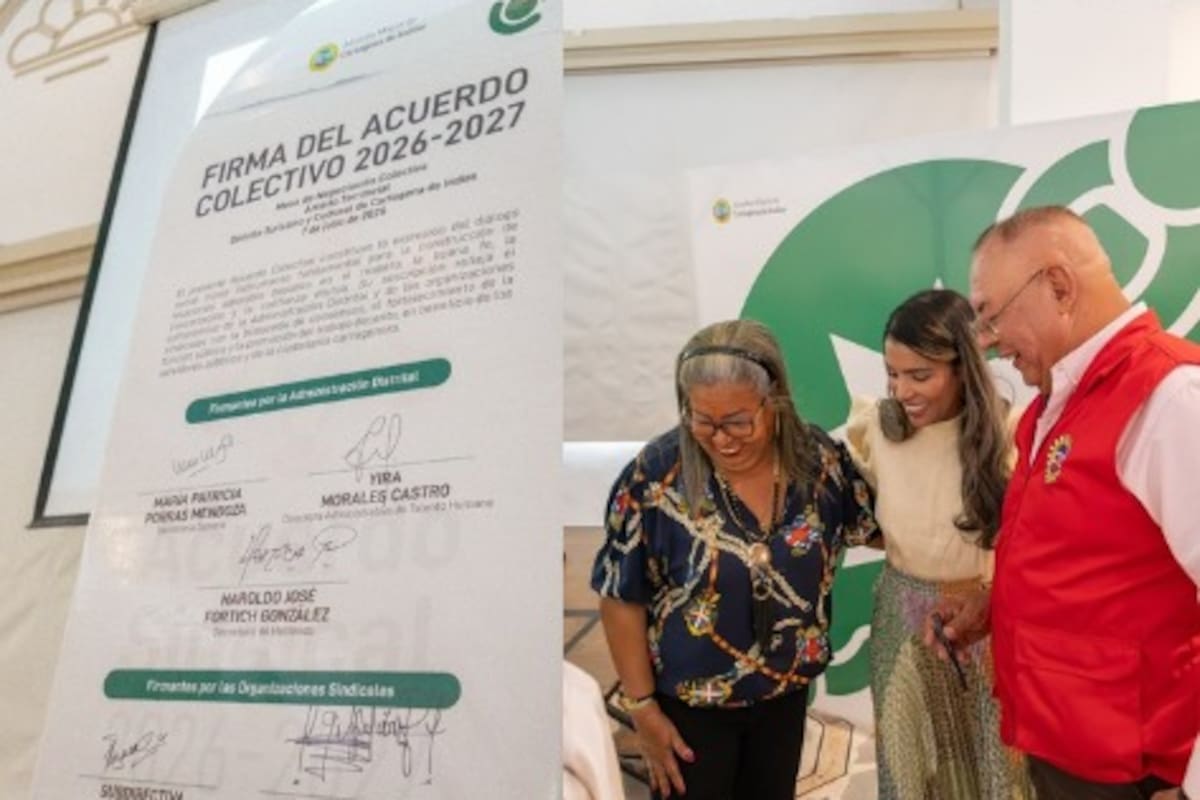 Alcaldía de Cartagena y sindicatos firman Acuerdo Colectivo 2026: estos son los avances