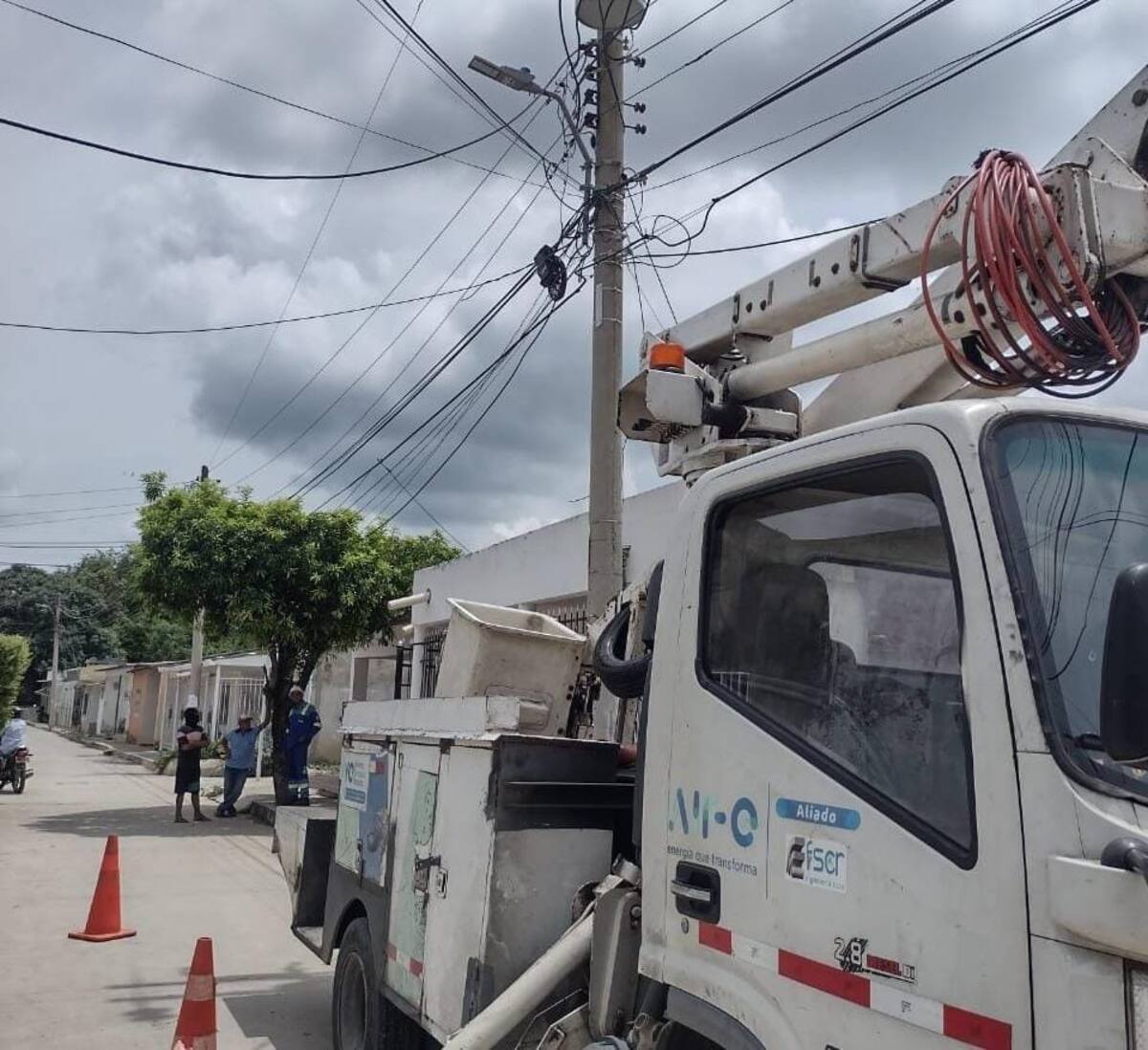 La empresa Air-e presta el servicio de energía eléctrica en varios departamentos del Caribe: Atlántico, La Guajira y Magdalena.