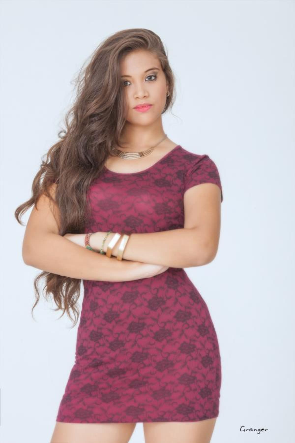 Adriana Russo en 2015, cuando participaba en Chica Bonita.