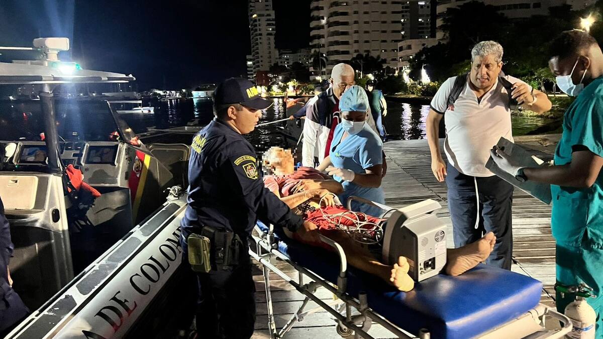 Adulta mayor evacuada