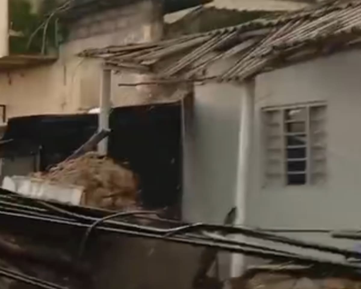 Afectaciones por las lluvias en Turbaco. // Foto: captura de pantalla