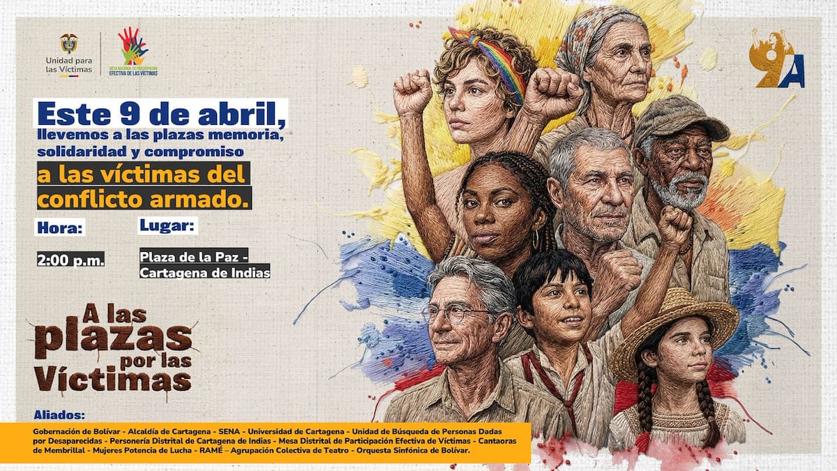 Afectados por el conflicto armado tendrán una jornada especial el 9 de abril, en Cartagena. // Foto: cortesía - Unidad para las Víctimas