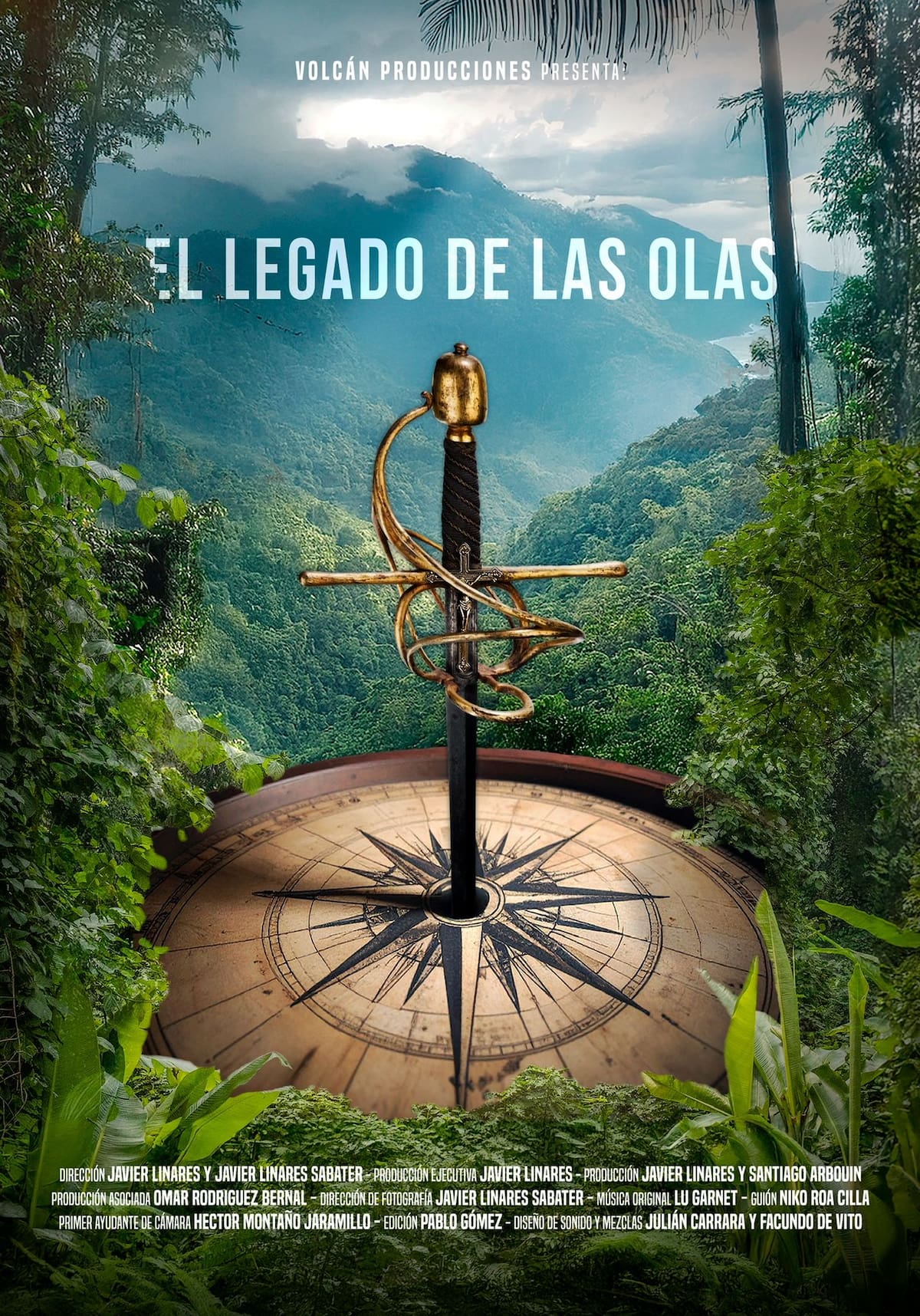 Afiche del documental 'El legado de las olas'. //Foto: Cortesía.