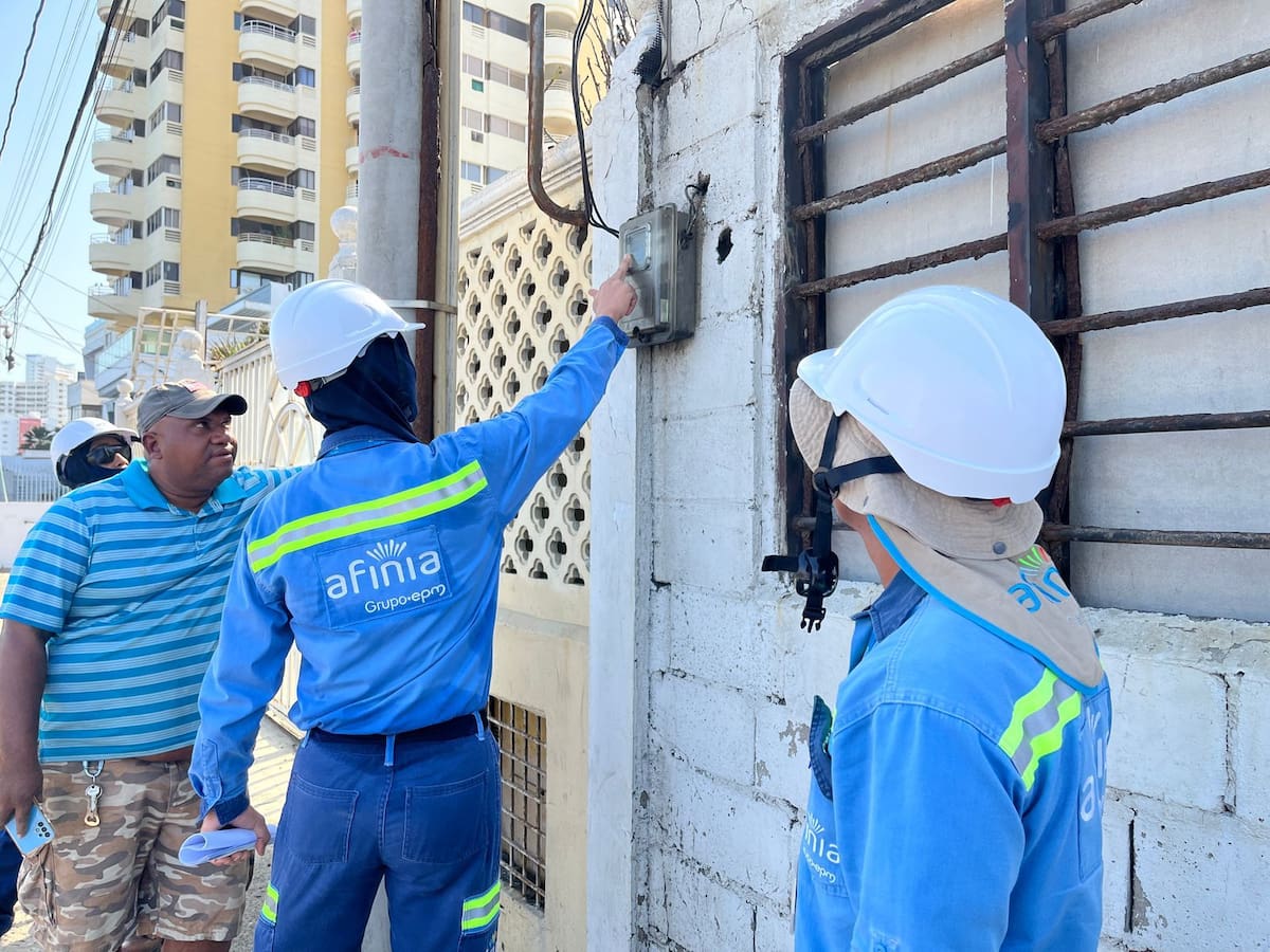 Afinia realiza operativo y encuentra irregularidades en energía. // Foto: cortesía