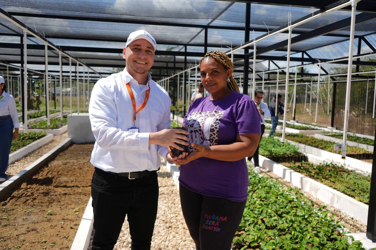Afinia entrega dos megaviveros autosostenibles en Bolívar. // Foto: cortesía Afinia
