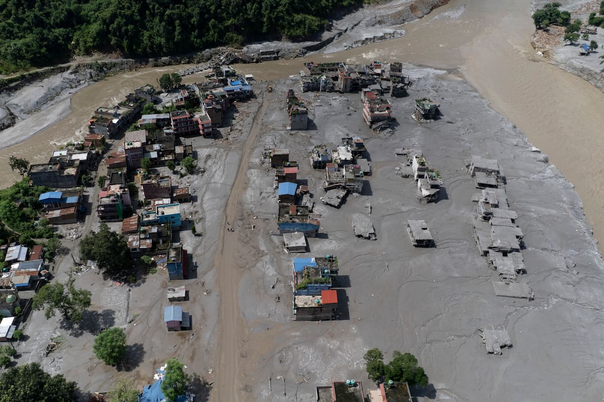 La pesadilla podría repetirse: el río Bhote Koshi amenaza nuevamente a Nepal
