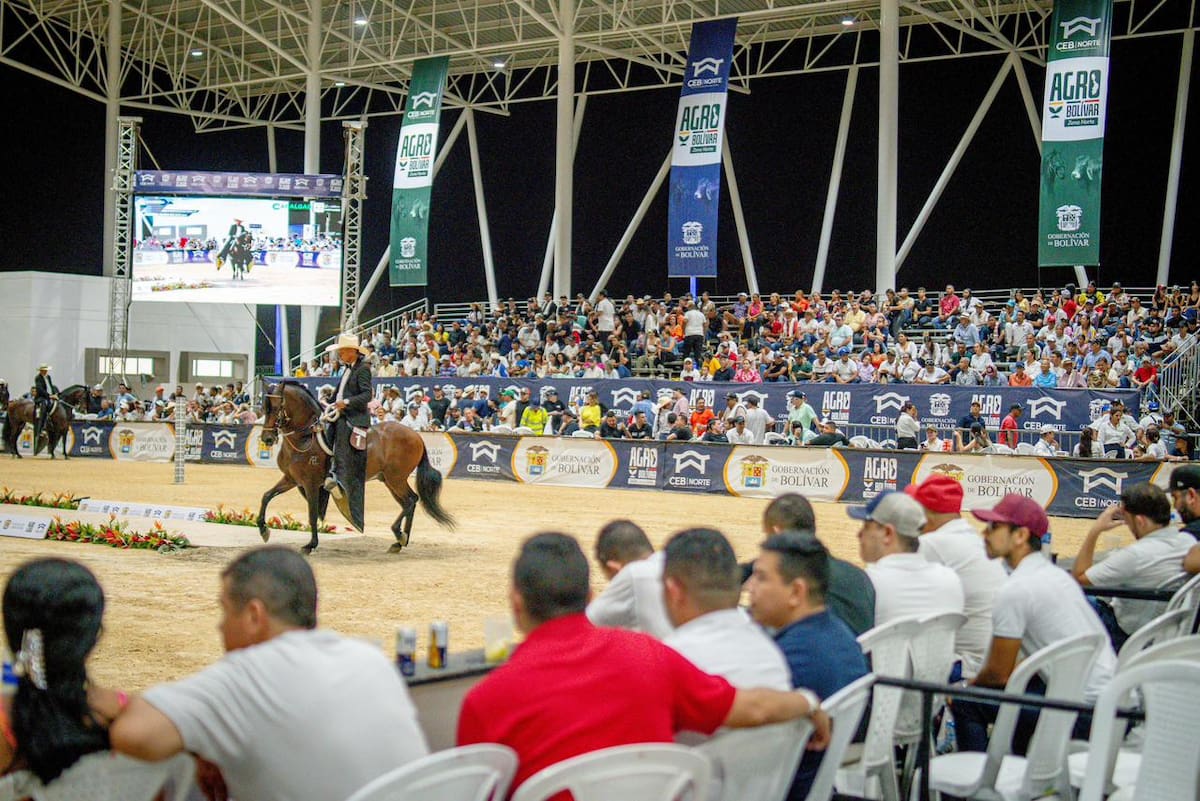 Uno de los espacios más esperados será la 22.ª Feria Equina y Agroindustrial: Copa Caribe Grado A // Gobernación de Bolívar.