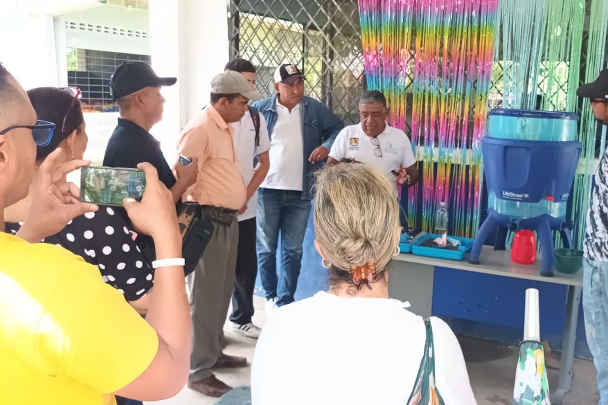 Gobernación de Bolívar instaló filtros de agua en escuelas rurales