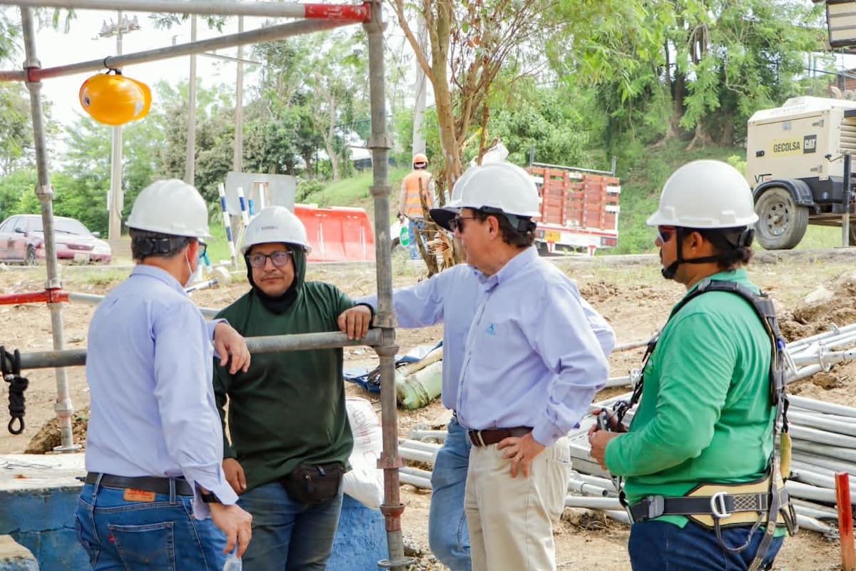 Nuevo reporte de Aguas de Cartagena: así van las obras de la parada técnica