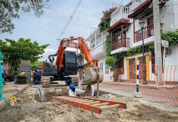 La tecnología que usó Acuacar para renovar el alcantarillado en una zona del Centro Histórico